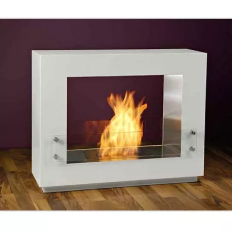 Cheminée à poser Zenith Couleur Blanc