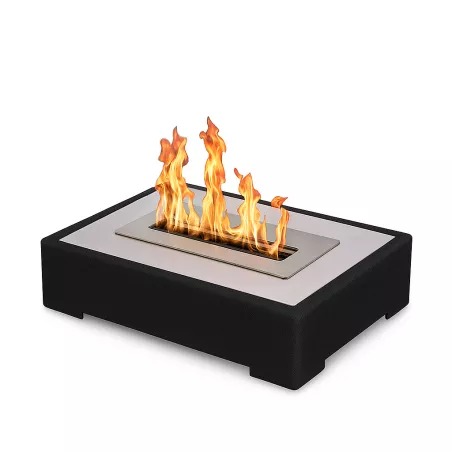 Woodbox Ethanol Tabletop Fireplace Colour Black