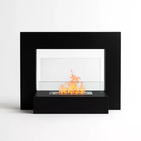 Chauffage ethanol design Lungo Couleur Noir Brûleur 1.5L/3kW