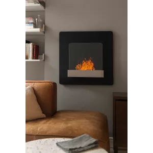 Cheminée murale bio éthanol Fluence