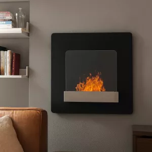 Cheminée murale bio éthanol Fluence