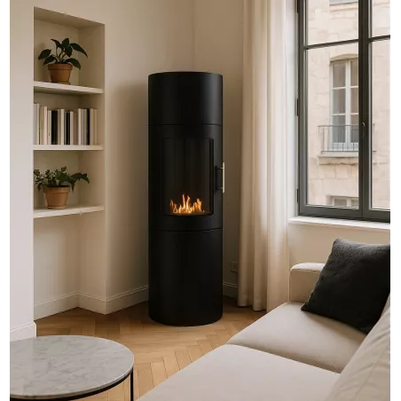 Poêle éthanol Odemira Couleur Noir