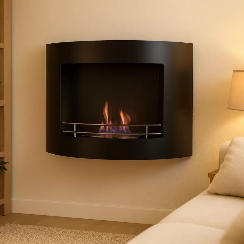 Harmonie 3 kW Open Wall-Mounted Stove