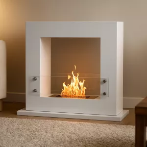Arche square ethanol fireplace, 70 x 60 x 35 cm