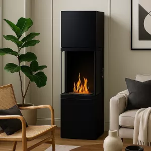 Avellino ethanol fireplace