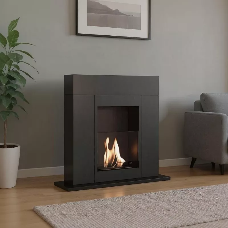 Cheminée éthanol Dolanovia Couleur Noir