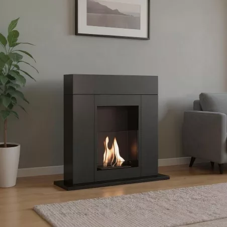 Cheminée éthanol Dolanovia Couleur Noir