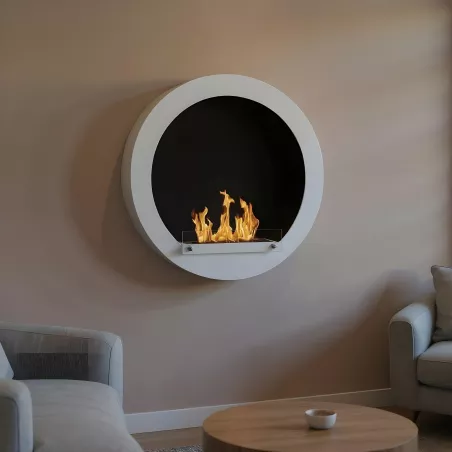 Hublo XL Ethanol Fireplace Colour White
