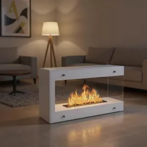 1-burner floor-standing fireplace Torino Grande