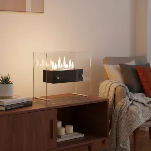 Zen, poêle de sol au bio-éthanol