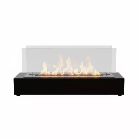 Cheminée bio éthanol à poser Lecce Couleur Noir