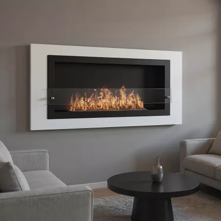 Cheminée éthanol Oxford XL Couleur Blanc