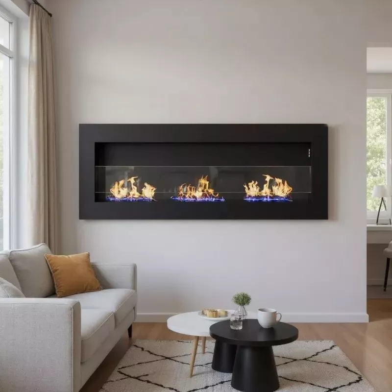 Cheminée éthanol murale Foggia XL