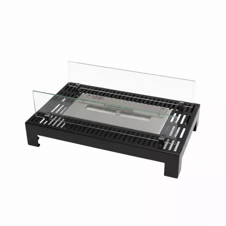 Dublin free-standing ethanol fireplace Colour Black