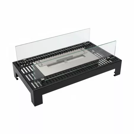 Dublin free-standing ethanol fireplace Colour Black
