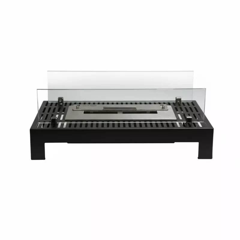 Dublin free-standing ethanol fireplace Colour Black