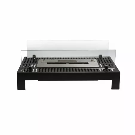 Dublin free-standing ethanol fireplace Colour Black