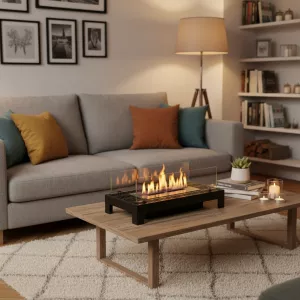 Dublin free-standing ethanol fireplace