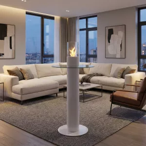 Table à éthanol sur pied Bistro