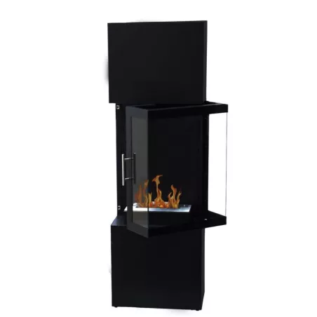 Avellino ethanol fireplace Opening Opening to the right