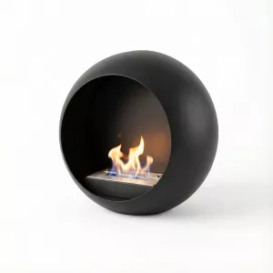 Cheminée éthanol ronde et murale Corenza 3 kW