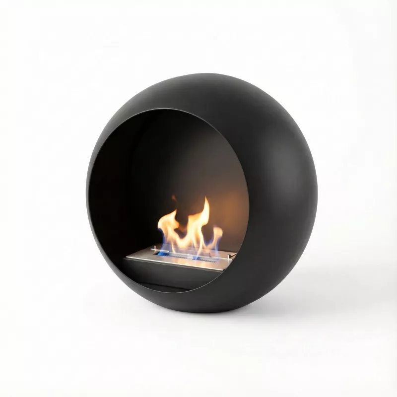 Cheminée éthanol ronde et murale Corenza 3 kW