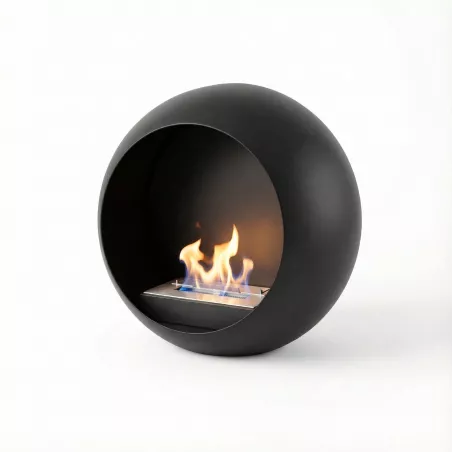 Cheminée éthanol ronde et murale Corenza 3 kW