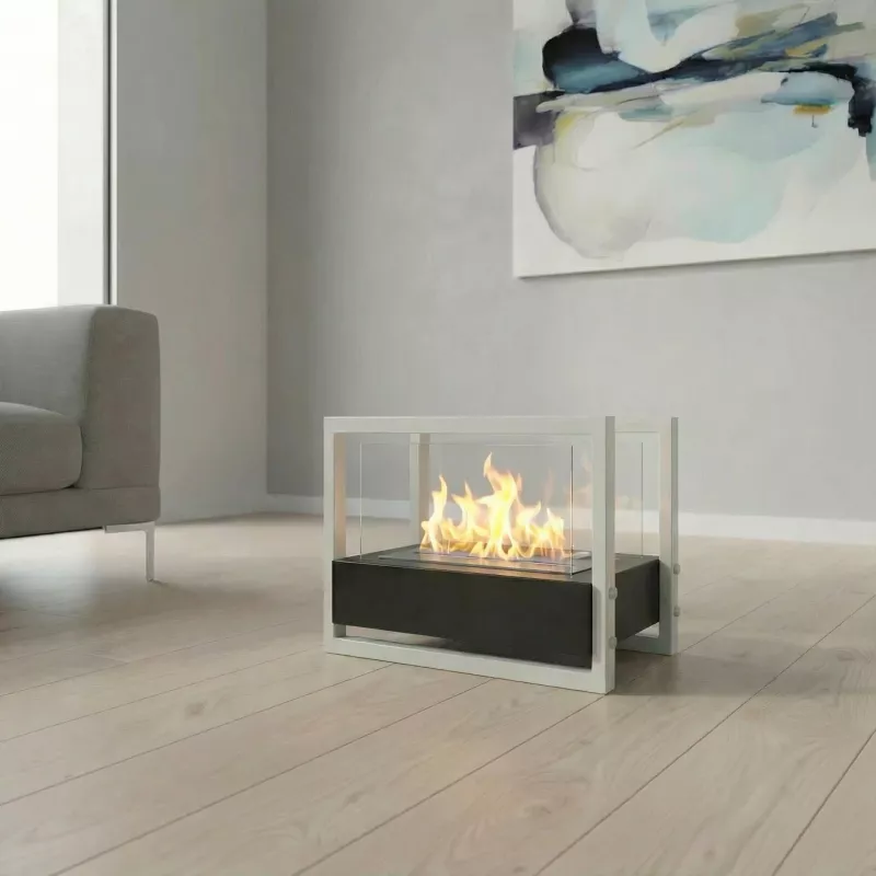 Micro cheminée éthanol Arona 3kW. Couleur Noir