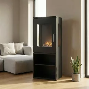 Imitation poêle fonte à éthanol Casoria