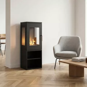 Imitation poêle fonte à éthanol Casoria