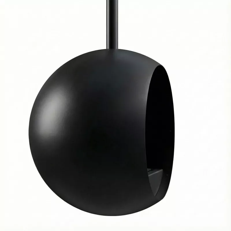 Cheminée éthanol Centonova suspendue – Fermé d'un côté Hauteur H. 202 cm – Tube 150 cm