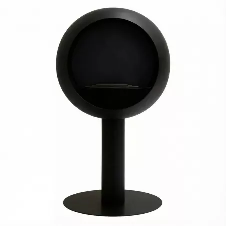 Cheminée éthanol Voltenova – Poêle rond à poser, fermé d'un côté