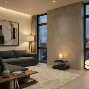 Cheminée éthanol ronde Roundo 2kW