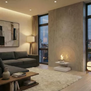 Cheminée éthanol ronde Roundo 2kW