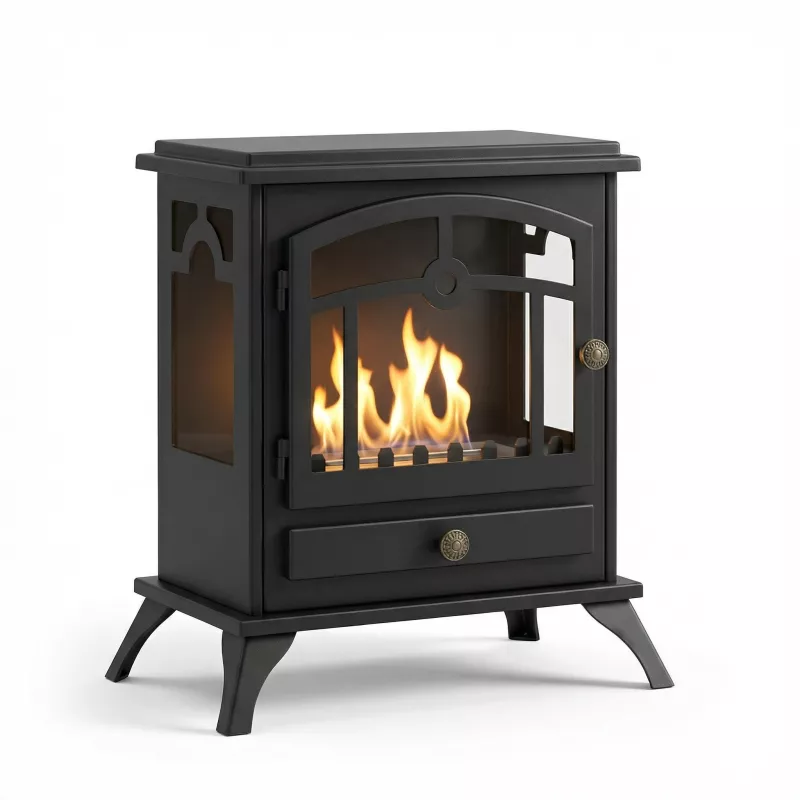 Poêle éthanol Figari au sol – Chauffage décoratif moderne