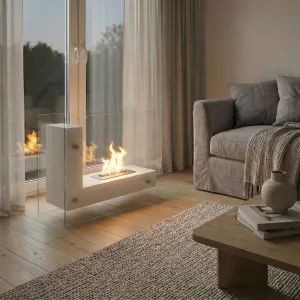 Chauffage d'appoint éthanol Luna à poser au sol