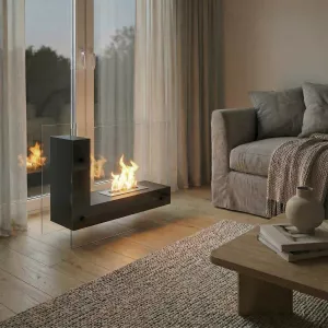 Chauffage d'appoint éthanol Luna à poser au sol