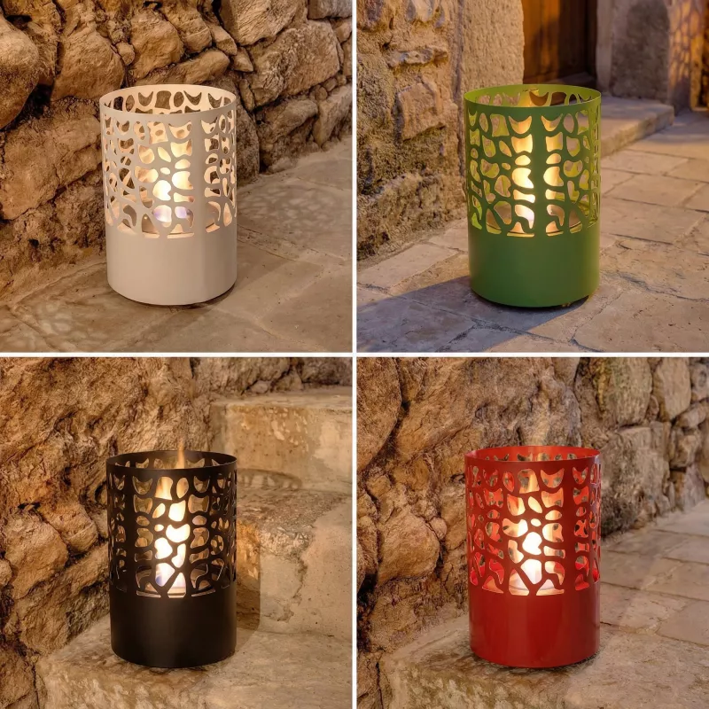 Chauffage d'appoint éthanol à poser Acapulco Couleur Rouge