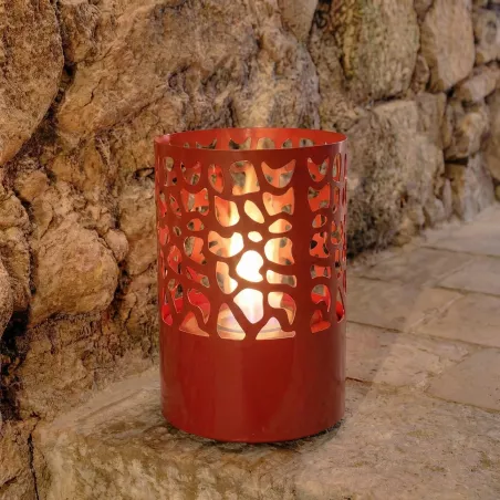 Chauffage d'appoint éthanol à poser Acapulco Couleur Rouge