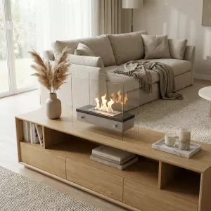 Foyer nomade à poser au bio-éthanol Palma, 2.7 kW