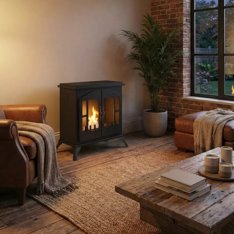 Cheminée éthanol a poser Piana