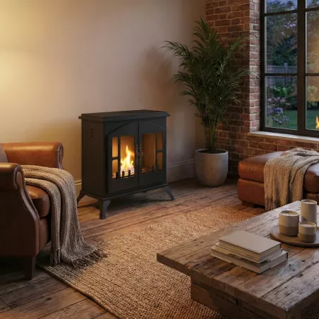 Cheminée éthanol a poser Piana