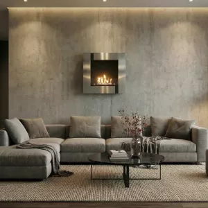 Cheminée murale inox Quadrinox