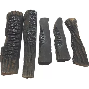 Lot de 5 bûches en céramique